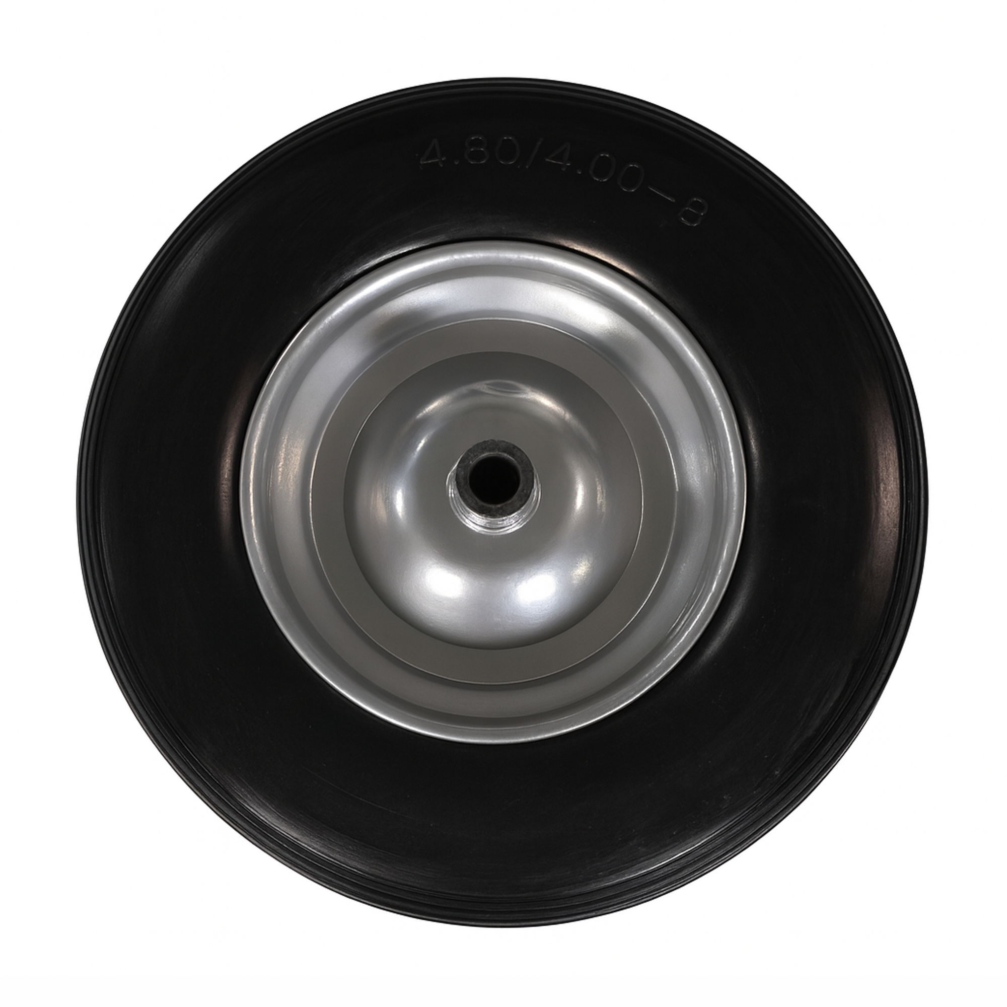 Schubkarrenrad pannensicher Vollgummi PU Ersatzrad 390x95 mm