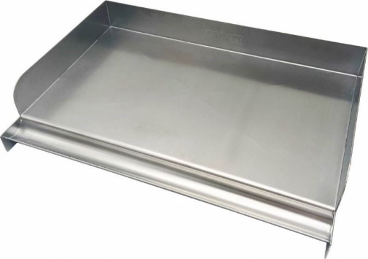 Plancha-Grillplatte für Grilltisch, Edelstahl Grillplatt für Gas- und Kohlegrills