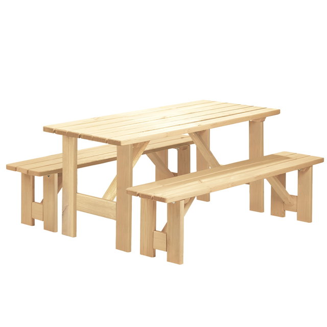 Kindergarnitur Holz ROBUSTO KID 118 cm Sitzgruppe Garten Kinder Kindergarnitur Holz ROBUSTO KID 118 cm Sitzgruppe Garten Kinder