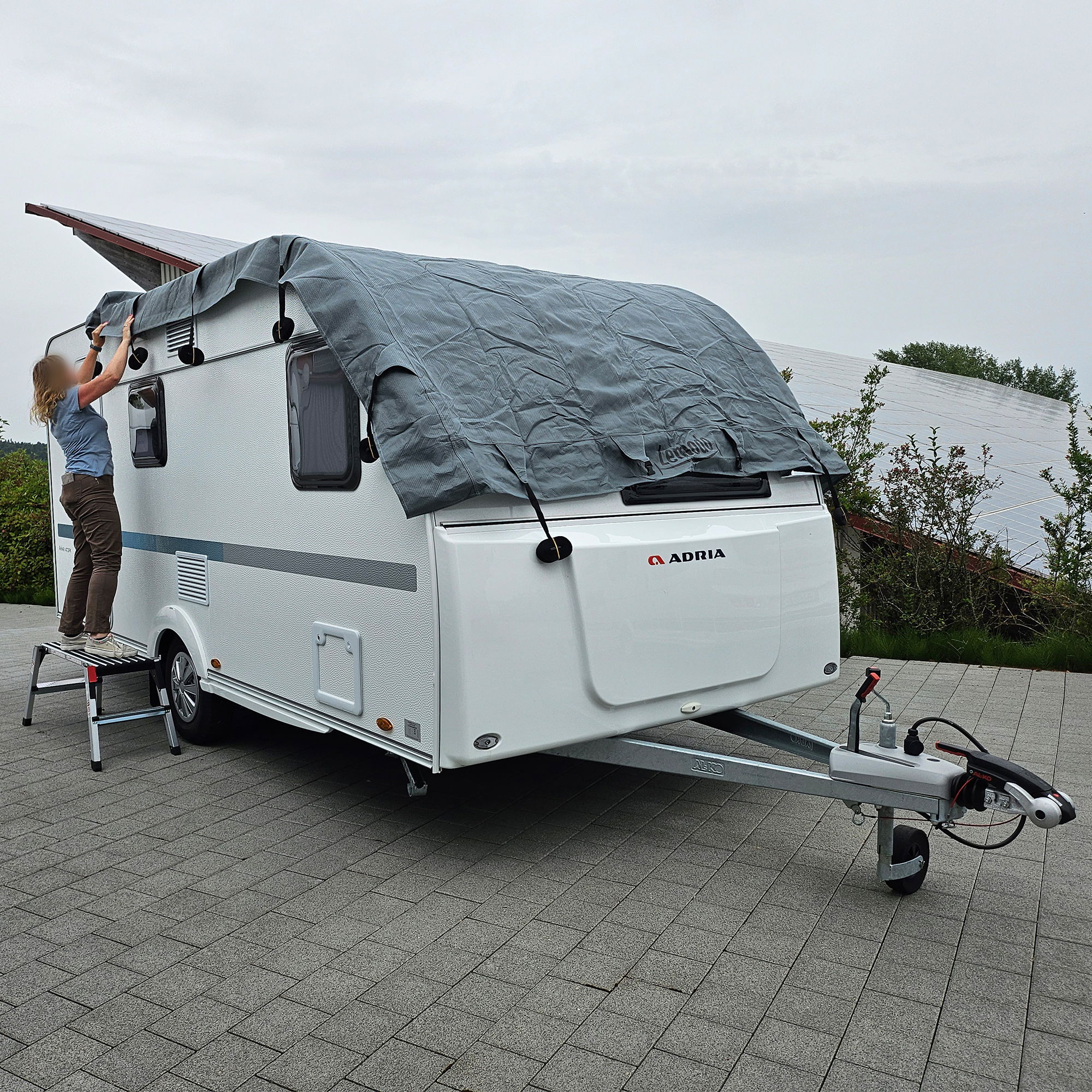 Dachschutzplane für Wohnwagen, UV-resistente Schutzhülle für ihren Camper Dachschutzplane_Wohnwagen_M