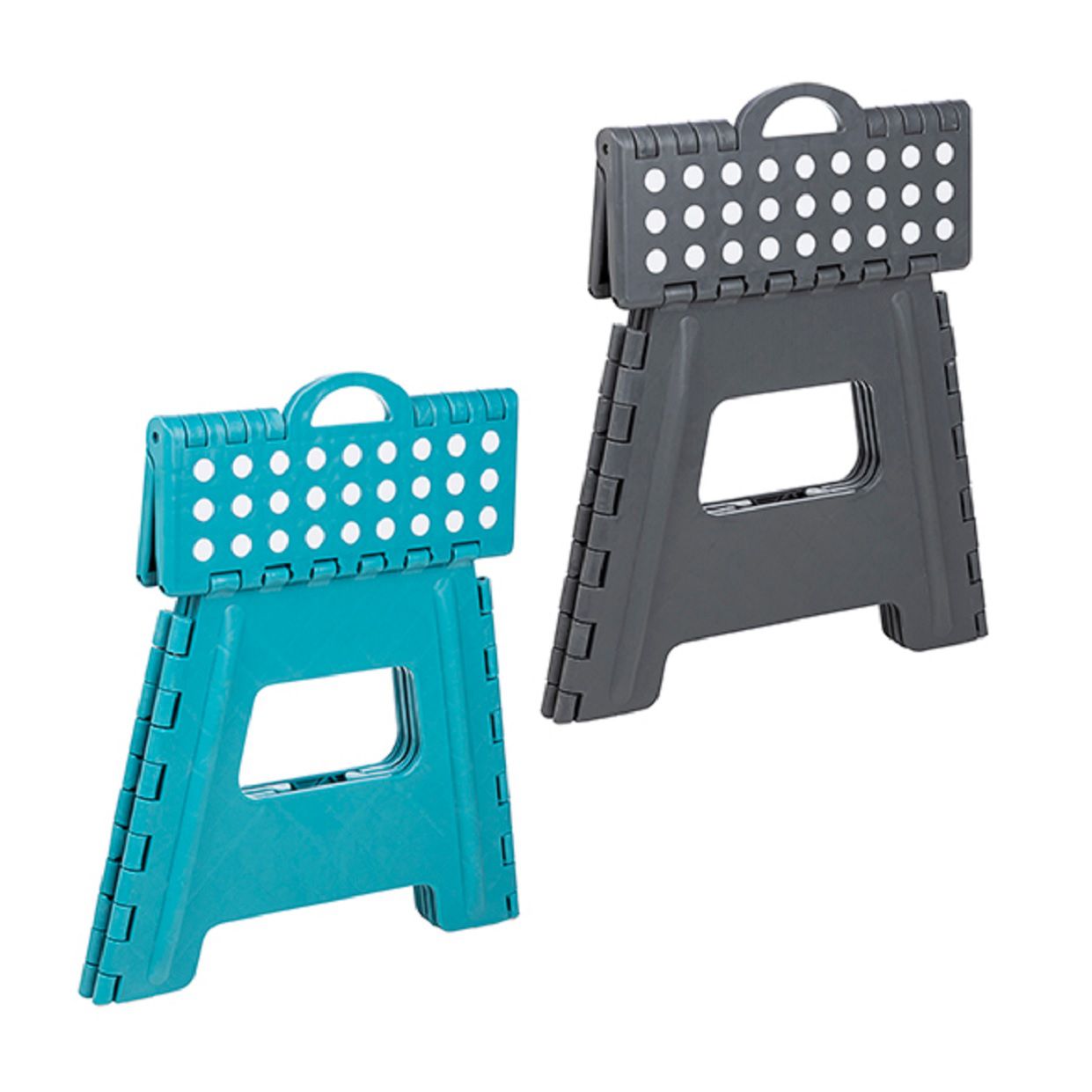 Klapphocker aus Kunststoff, faltbarer Tritt für Küche und Bad, Sitzhocker HH-40406_G Klapphocker aus Kunststoff, faltbarer Tritt für Küche und Bad, Sitzhocker HH-40406_G