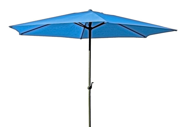 Sonnenschirm mit Handkurbel, 300 cm Durchmesser HI-504355