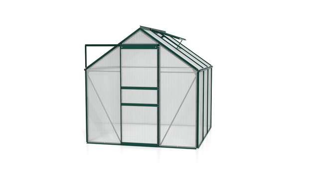 Gewächshaus VENUS 3800 195x195x197 cm smaragd HKP 4 mm, Gartenhaus Gewächshaus VENUS 3800 195x195x197 cm smaragd HKP 4 mm, Gartenhaus