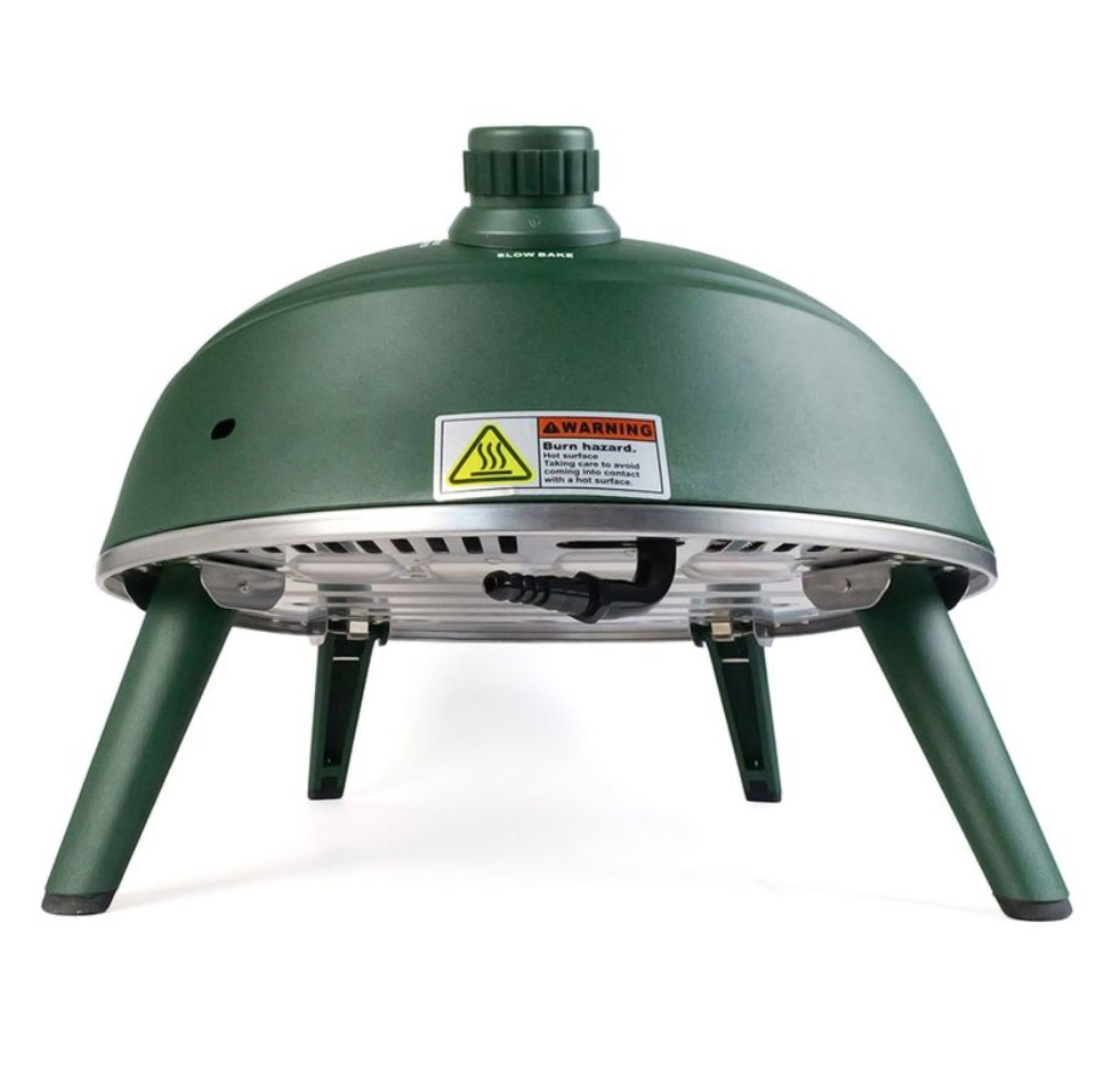 Pizzaofen Diavolo Gas Fired Oven grün, mobil und bis 500 Grad heiß