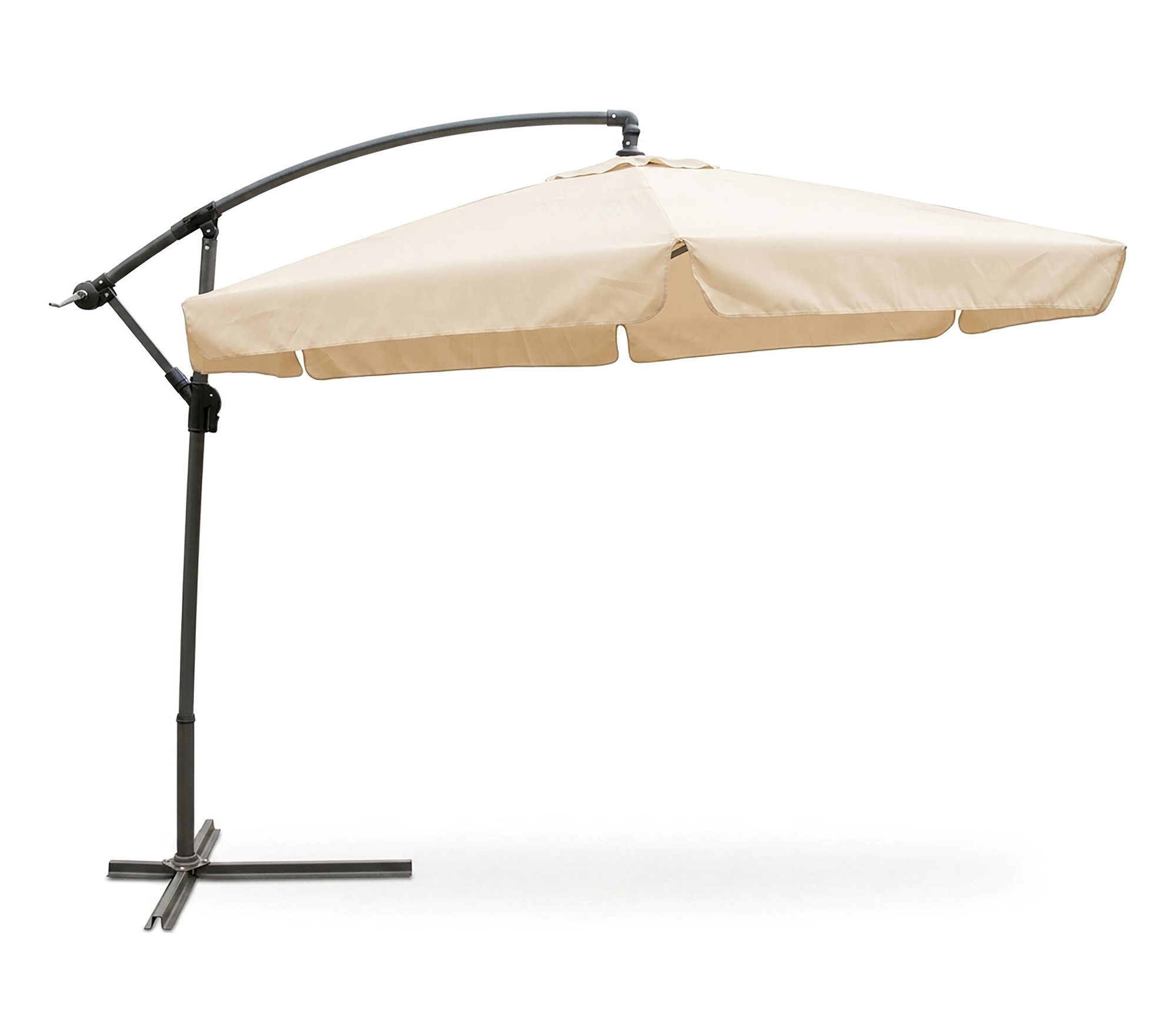Ampelschirm Ø 300 cm, Sonnenschirm, Kurbelschirm, Gartenschirm