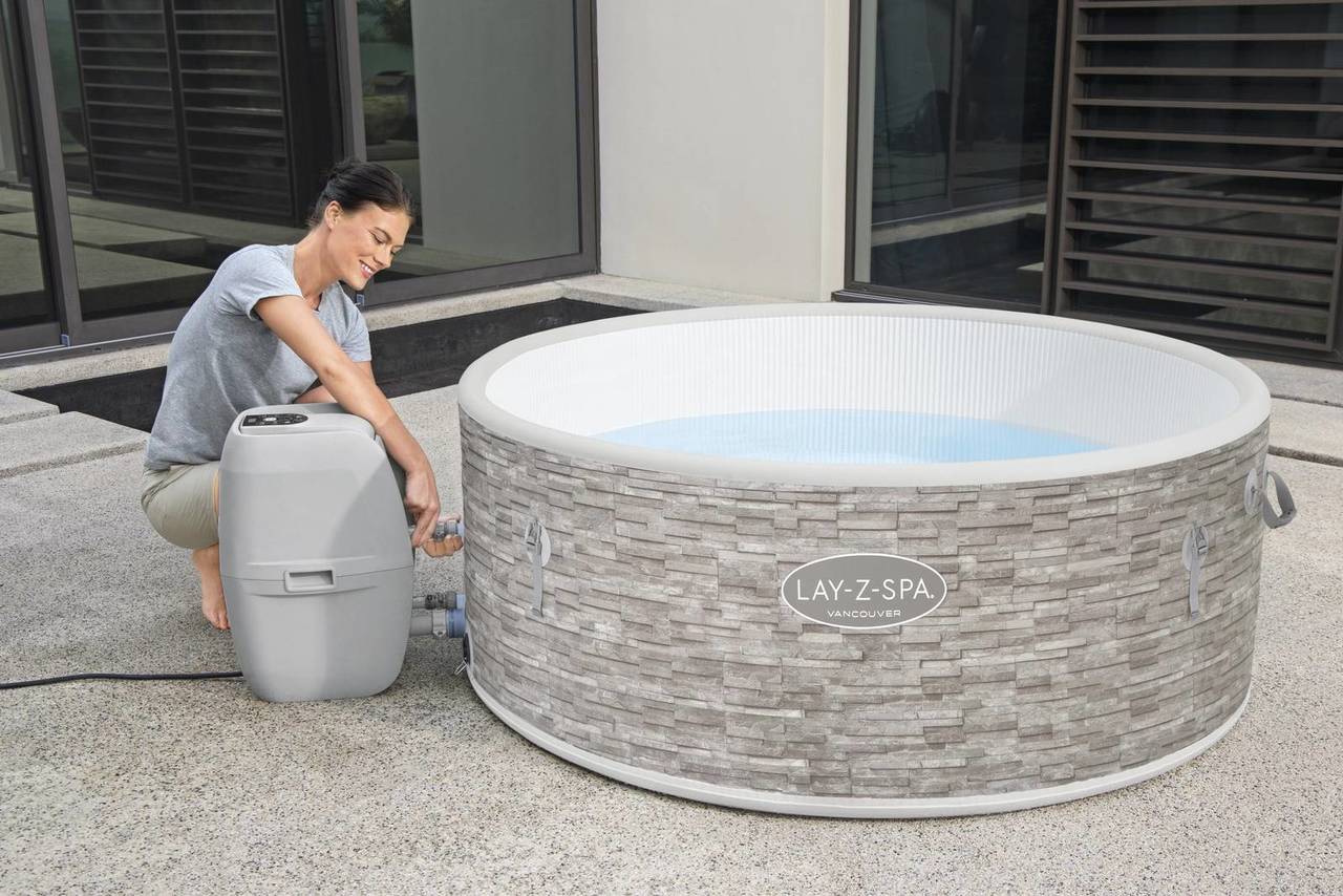 Whirlpool Lay-Z-Spa WLAN-Whirlpool Vancouver AirJet Plus Ø 155 x 60 cm 60027_21