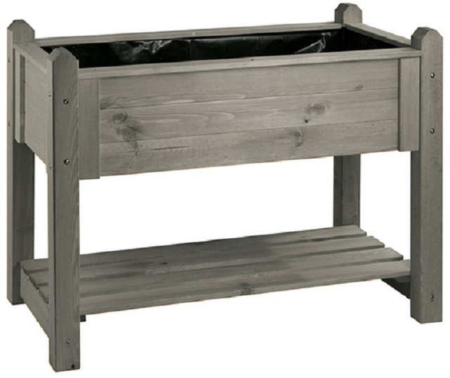 Hochbeet Premium aus Kiefernholz, Vintage-Grau, 114x60x84,4 cm Hochbeet Premium aus Kiefernholz, Vintage-Grau, 114x60x84,4 cm