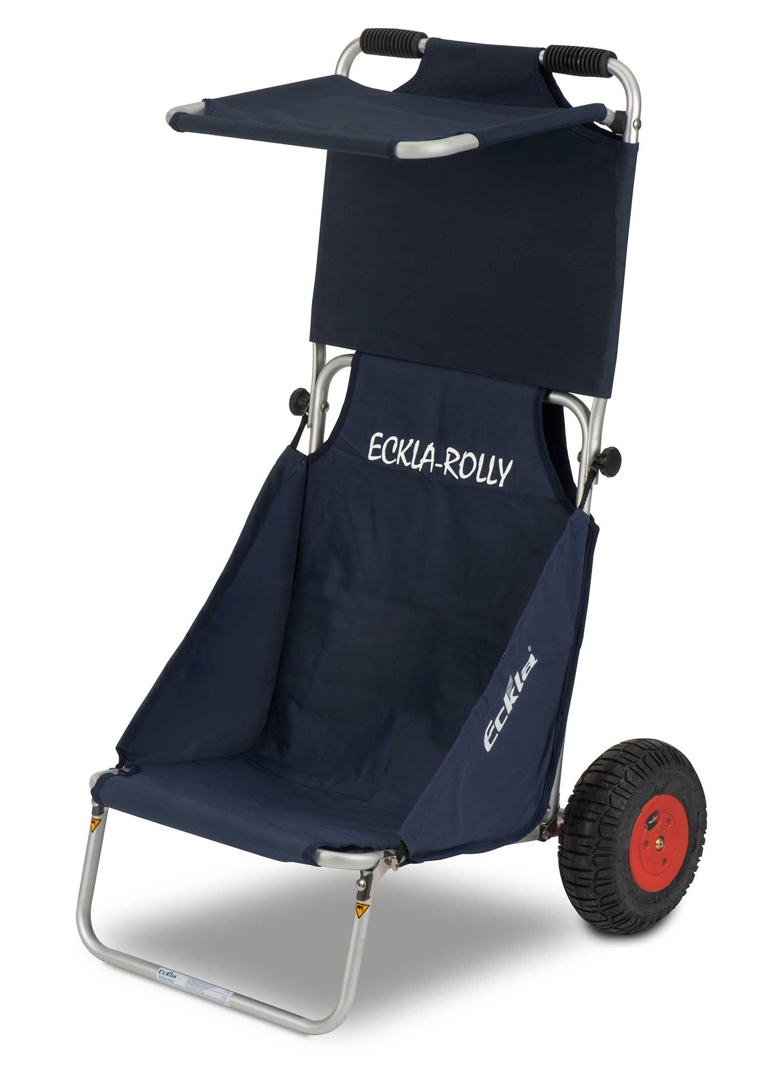 Eckla Beach Rolly in Blau Luftbereift, mit Sonnendach 77712