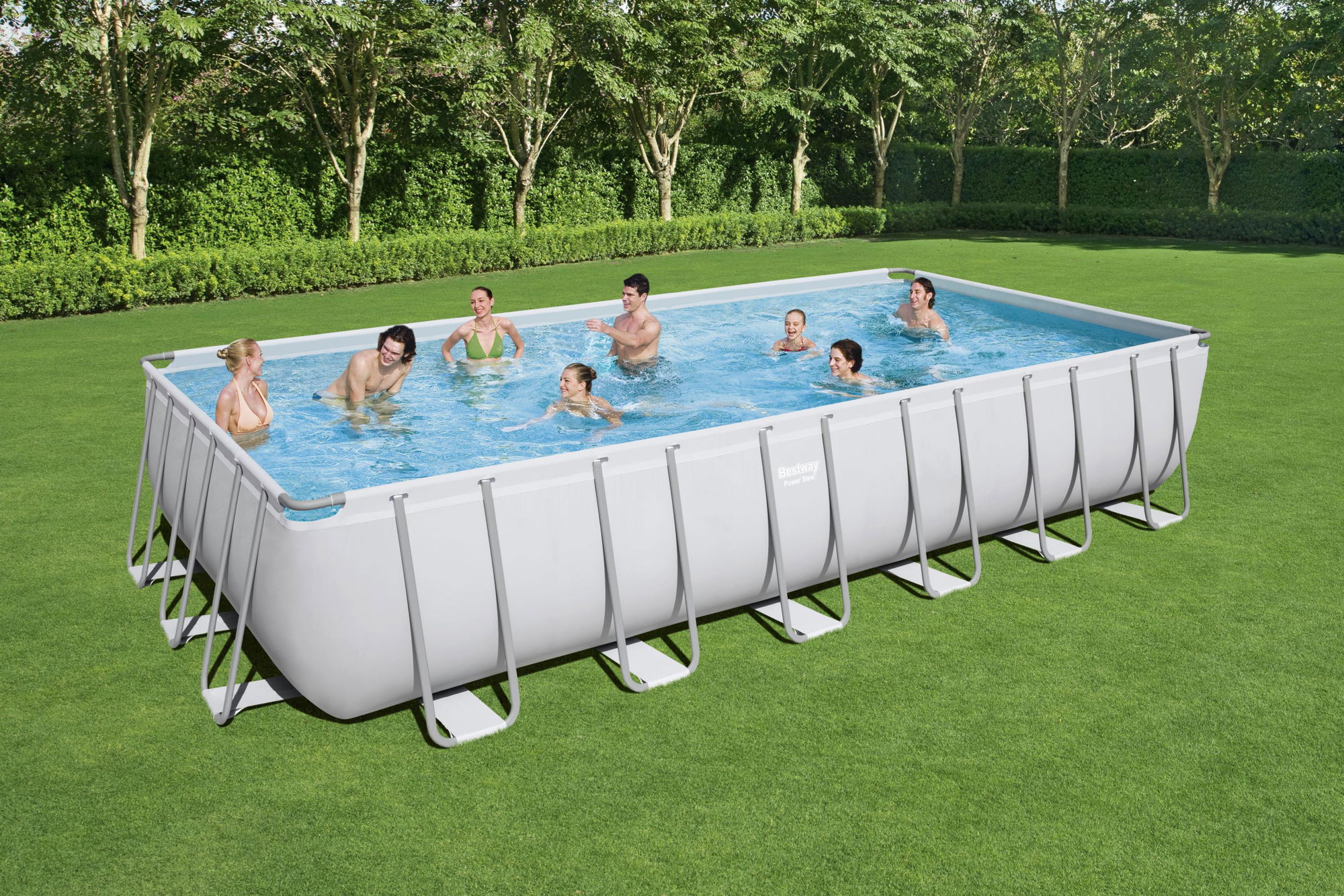 Bestway Pool Komplett-Set Power Steel mit Sandfilteranlage, 732 x 366 x 132 cm 56475_22