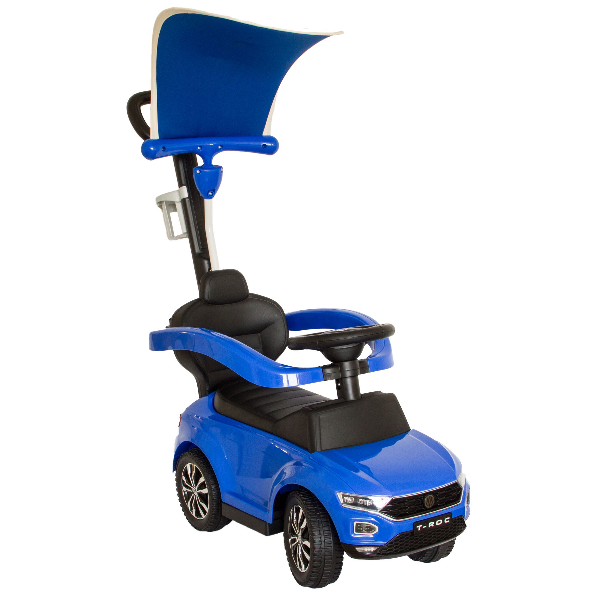 VW Rutschauto in blau mit Schiebestange, Rutschfahrzeug ab 1 Jahr, Rutscherfahrzeug mit Sicherheitsbügel PT001_B VW Rutschauto in blau mit Schiebestange, Rutschfahrzeug ab 1 Jahr, Rutscherfahrzeug mit Sicherheitsbügel PT001_B