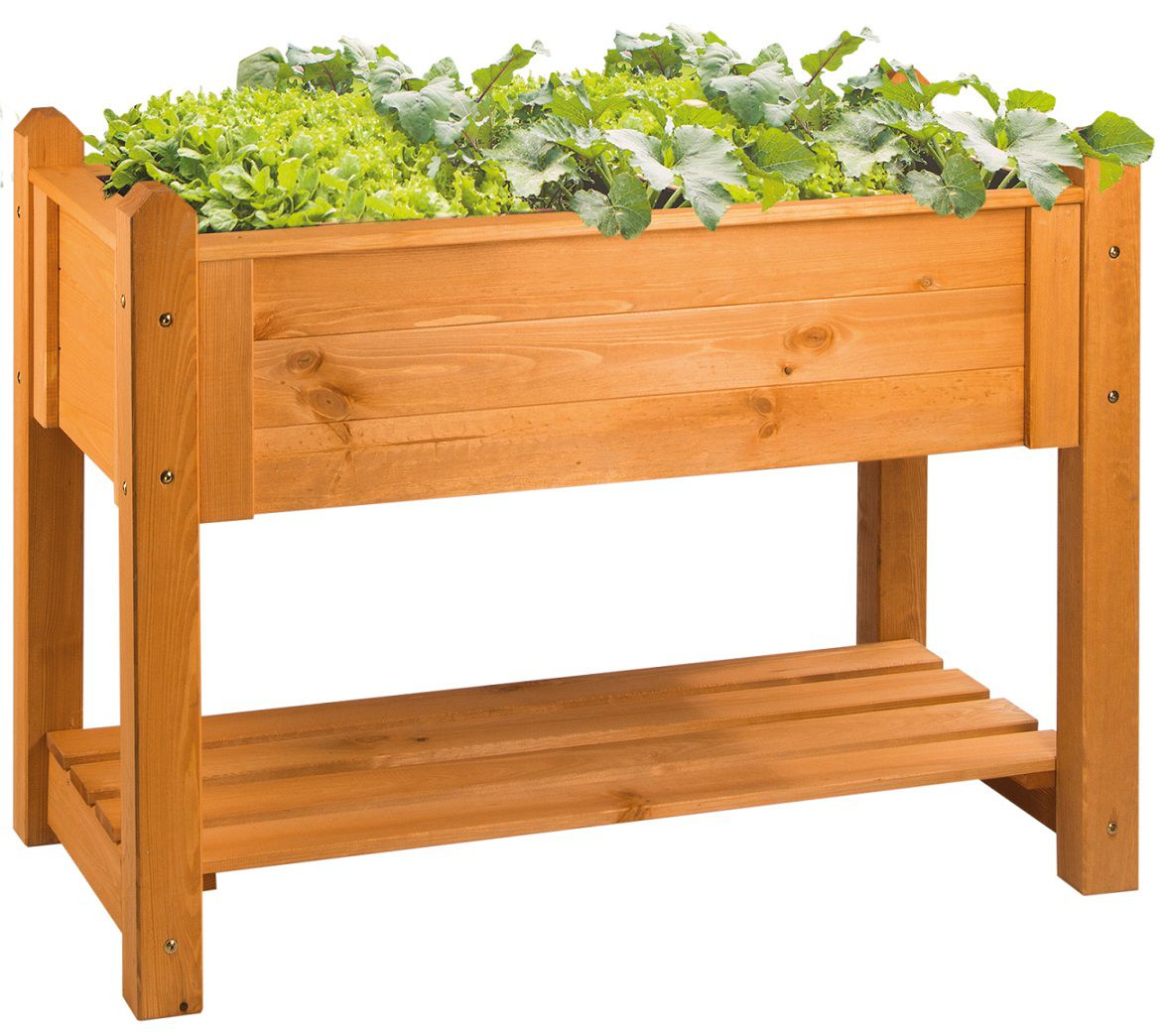 Hochbeet Premium aus Kiefernholz, Honig, 114 x 60 x 84,4 cm WI-53522 Hochbeet Premium aus Kiefernholz, Honig, 114 x 60 x 84,4 cm WI-53522