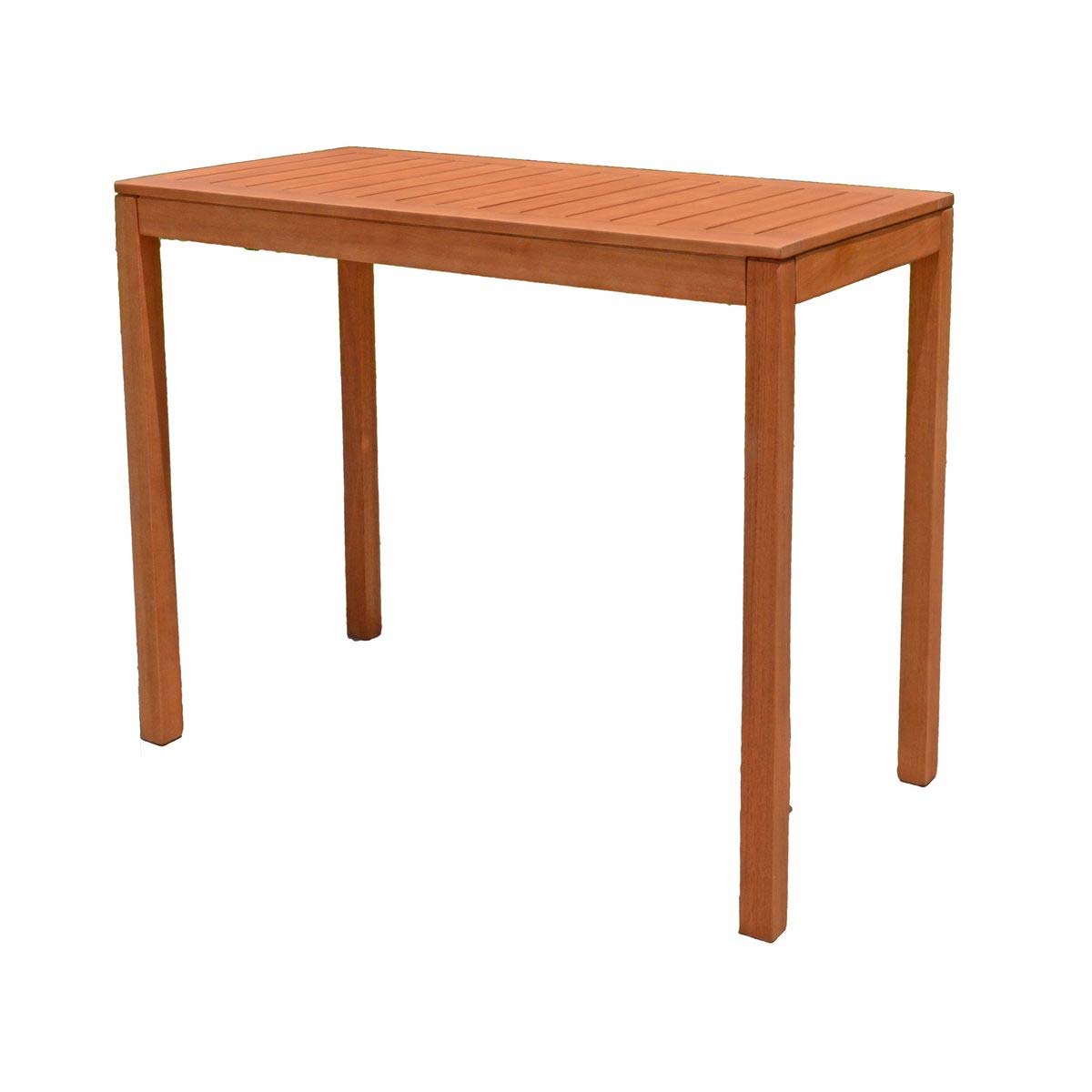 Bar-Set, Bartisch mit 4 Barhockern, Holz, 5-teilig HI-985153-1