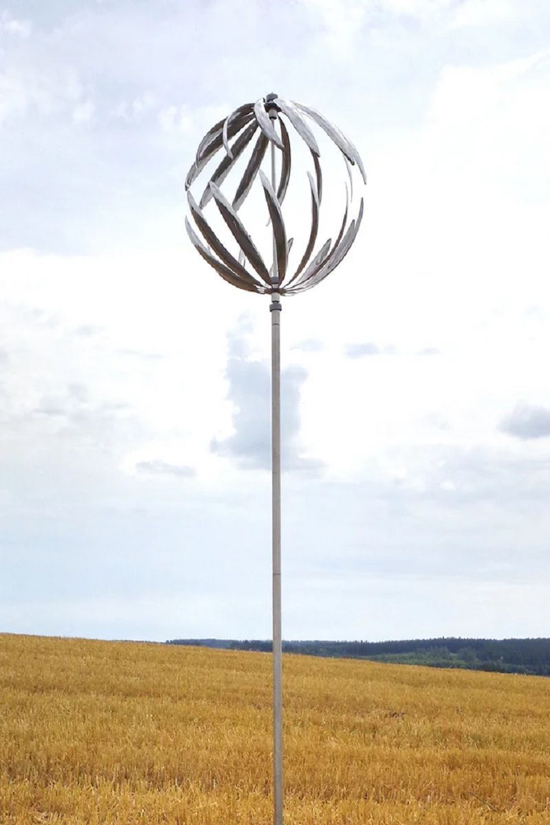 Edelstahl Windspiel Aurora Dancer, 160 cm inkl. Stab OW2762