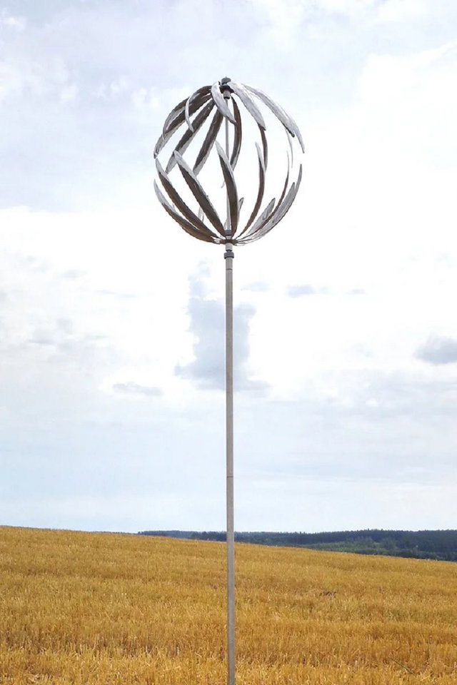 Edelstahl Windspiel Aurora Dancer, 160 cm inkl. Stab OW2762 Edelstahl Windspiel Aurora Dancer, 160 cm inkl. Stab OW2762