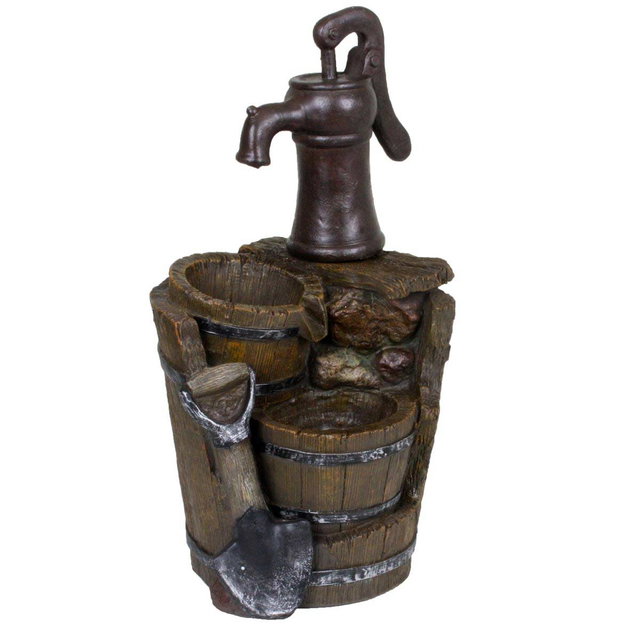 Brunnen Triton inkl. Pumpe, Polyresin HI-318765