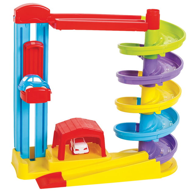 Autobahn Spielset inkl. 2x Mini Autos, Aufzug und Garage, Autospielset für Kinder ab 3 Jahren Autobahn Spielset inkl. 2x Mini Autos, Aufzug und Garage, Autospielset für Kinder ab 3 Jahren