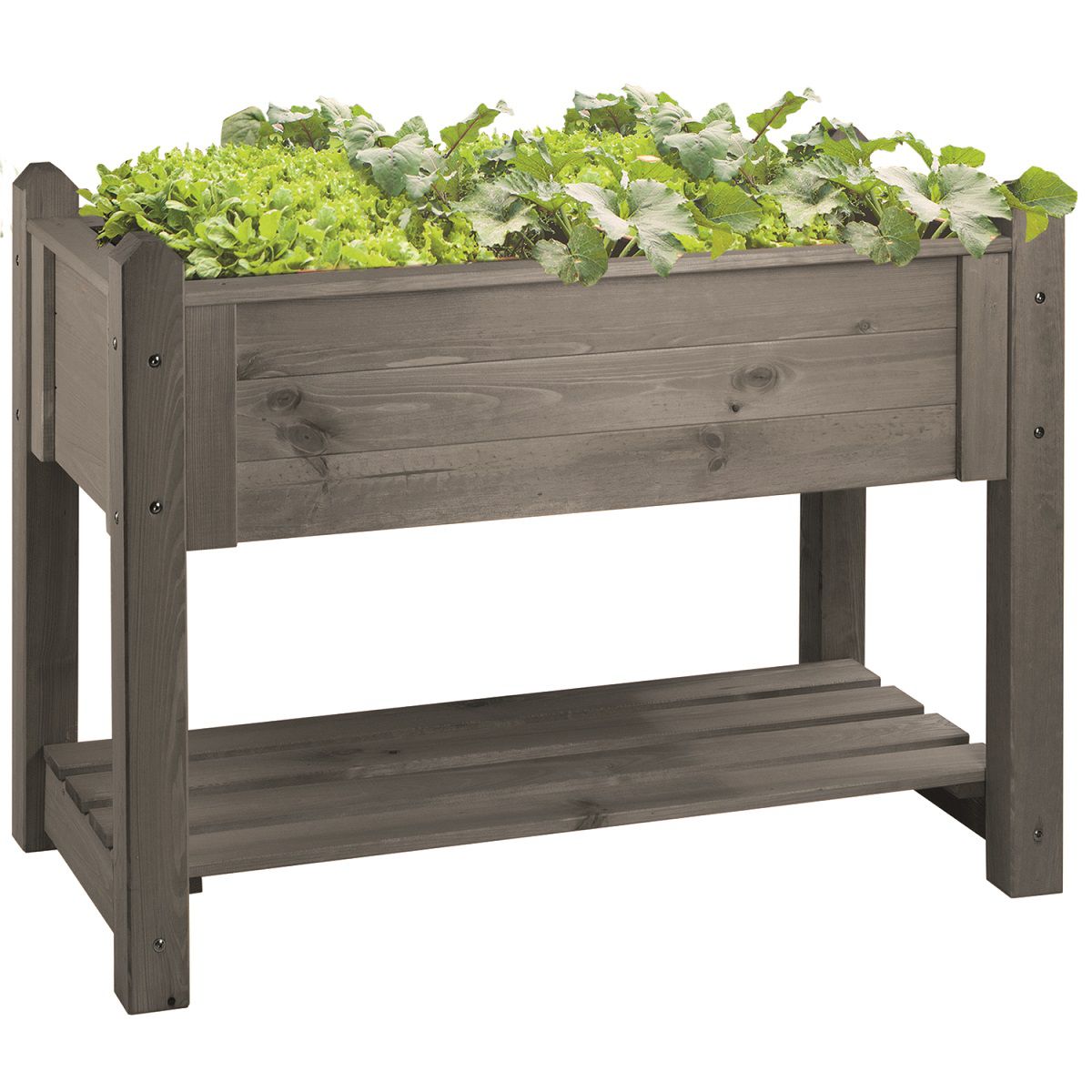 Hochbeet Premium aus Kiefernholz, Vintage-Grau, 114x60x84,4 cm WI-53523 Hochbeet Premium aus Kiefernholz, Vintage-Grau, 114x60x84,4 cm WI-53523