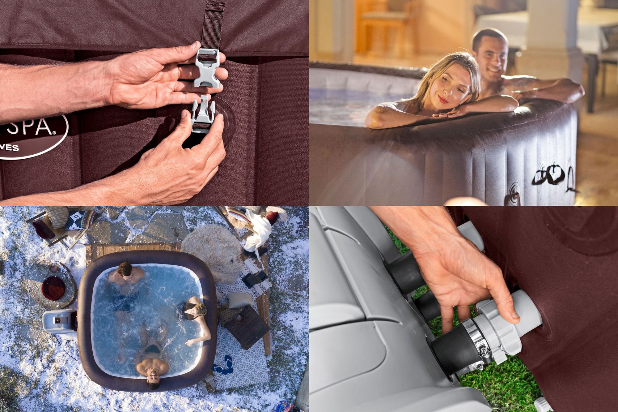 Bestway LAY-Z-SPA Maldives HydroJet Pro Whirlpool 7 Personen Bestway LAY-Z-SPA Maldives HydroJet Pro Whirlpool 7 Personen