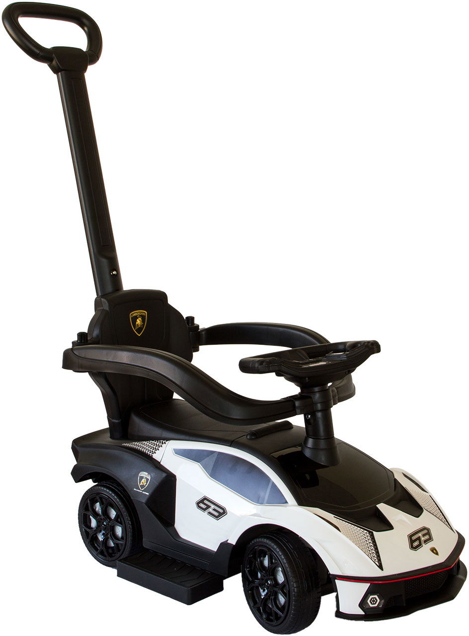 Rutschauto, Kinderfahrzeug mit Sicherheitsbügel, Rutscherauto mit Schiebestange