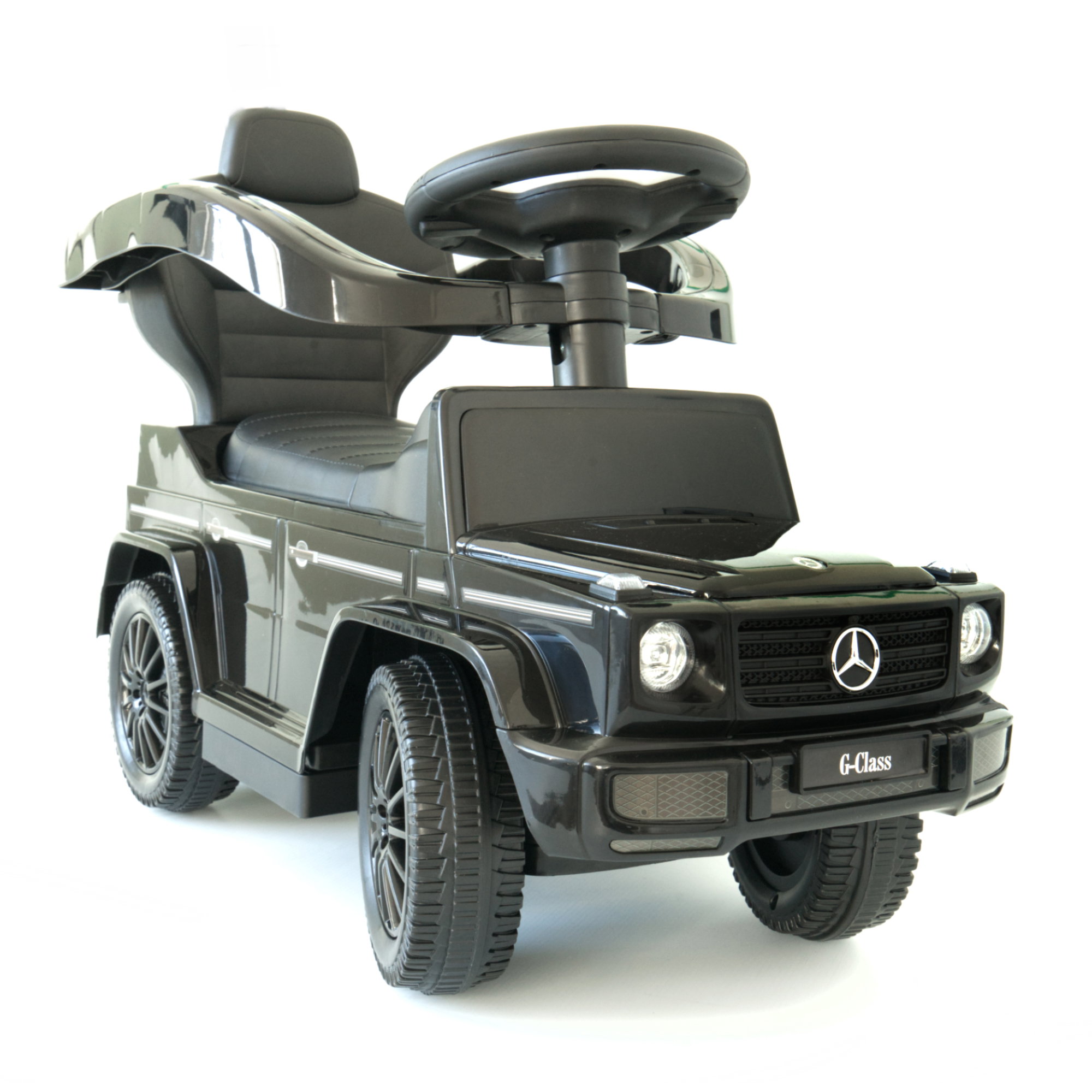 Rutschauto in schwarz mit Schiebstange ab 1 Jahr, Rutschfahrzeug mit Sicherheitsbügel PT006_S Rutschauto in schwarz mit Schiebstange ab 1 Jahr, Rutschfahrzeug mit Sicherheitsbügel PT006_S