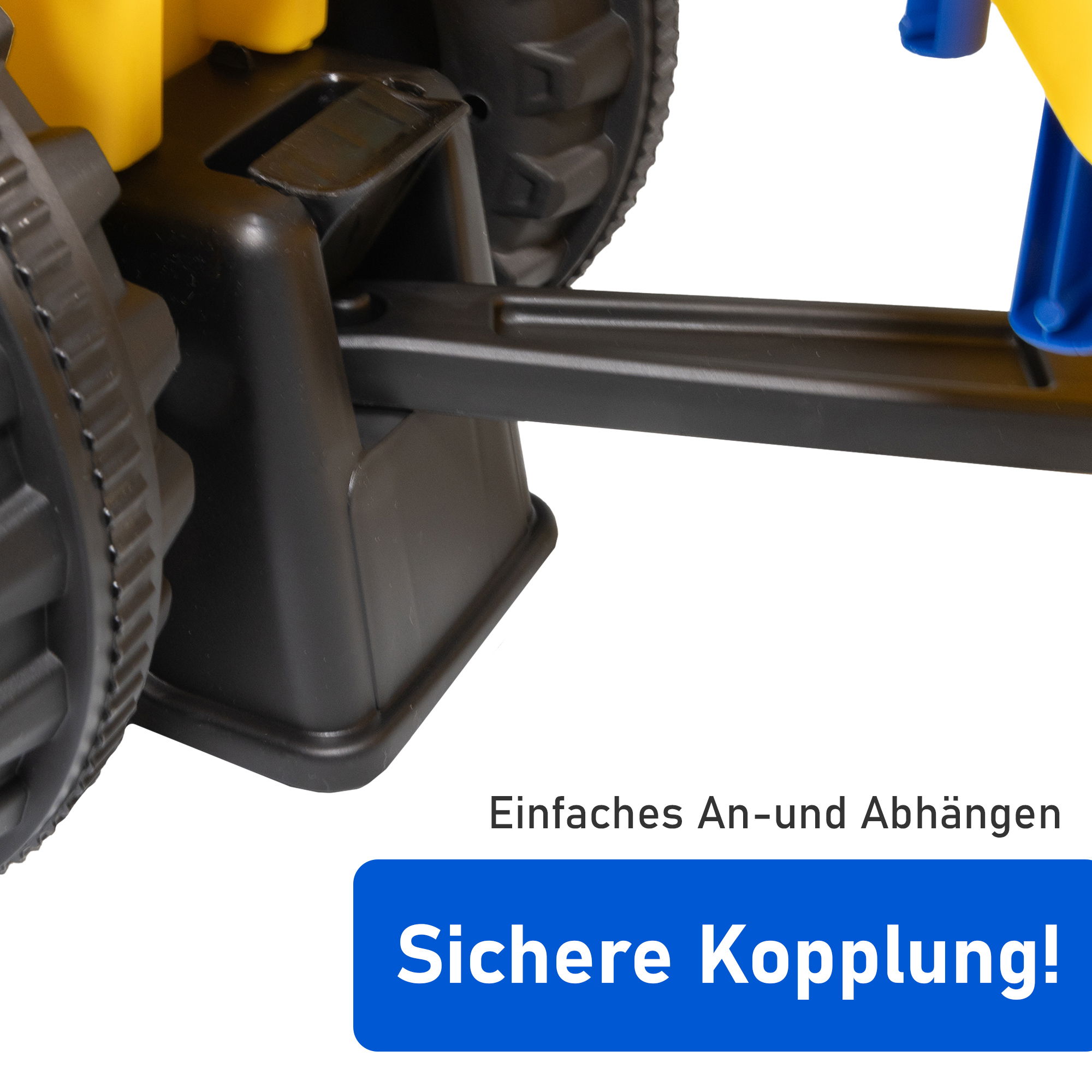 Rutschauto Traktor New Holland mit Anhänger in gelb, Kinderauto ab 1 Jahr PT009_G Rutschauto Traktor New Holland mit Anhänger in gelb, Kinderauto ab 1 Jahr PT009_G