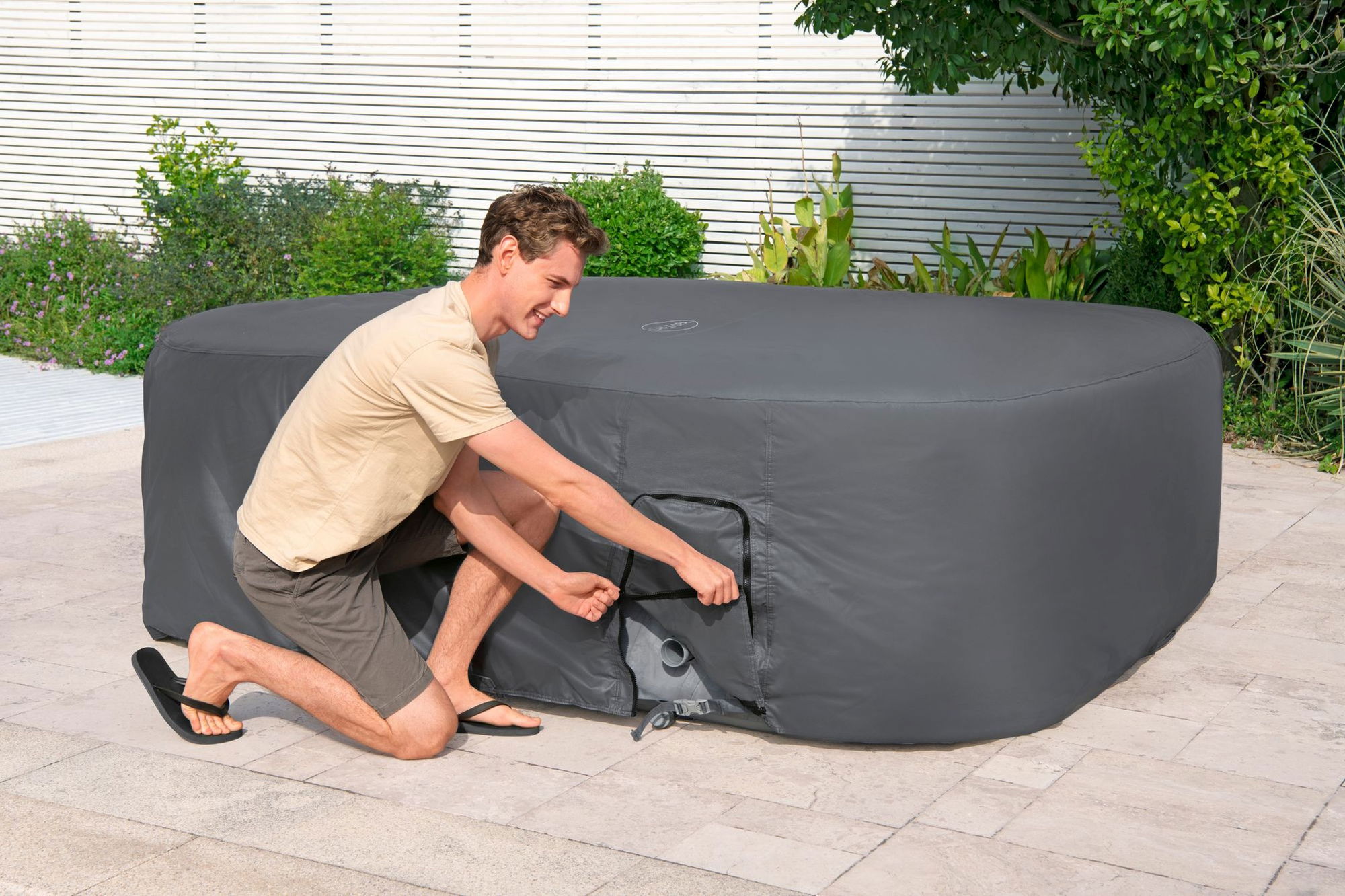 LAY-Z-SPA Abdeckung EnergySense Plus Thermoabdeckung 230 x 230 x 71 cm