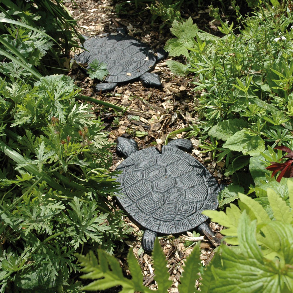 Trittplatte Schildkröte, Gusseisen, Trittstein ES-SS1 Trittplatte Schildkröte, Gusseisen, Trittstein ES-SS1