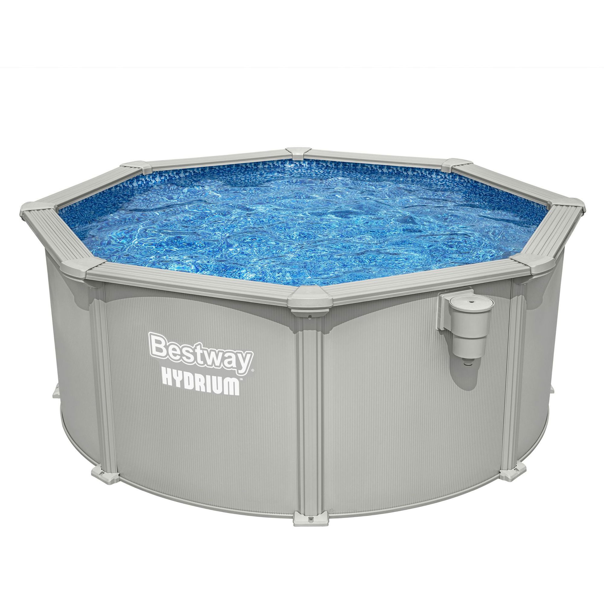 Bestway Hydrium Stahlwandpool Komplett-Set Ø 305 x 122 cm rund