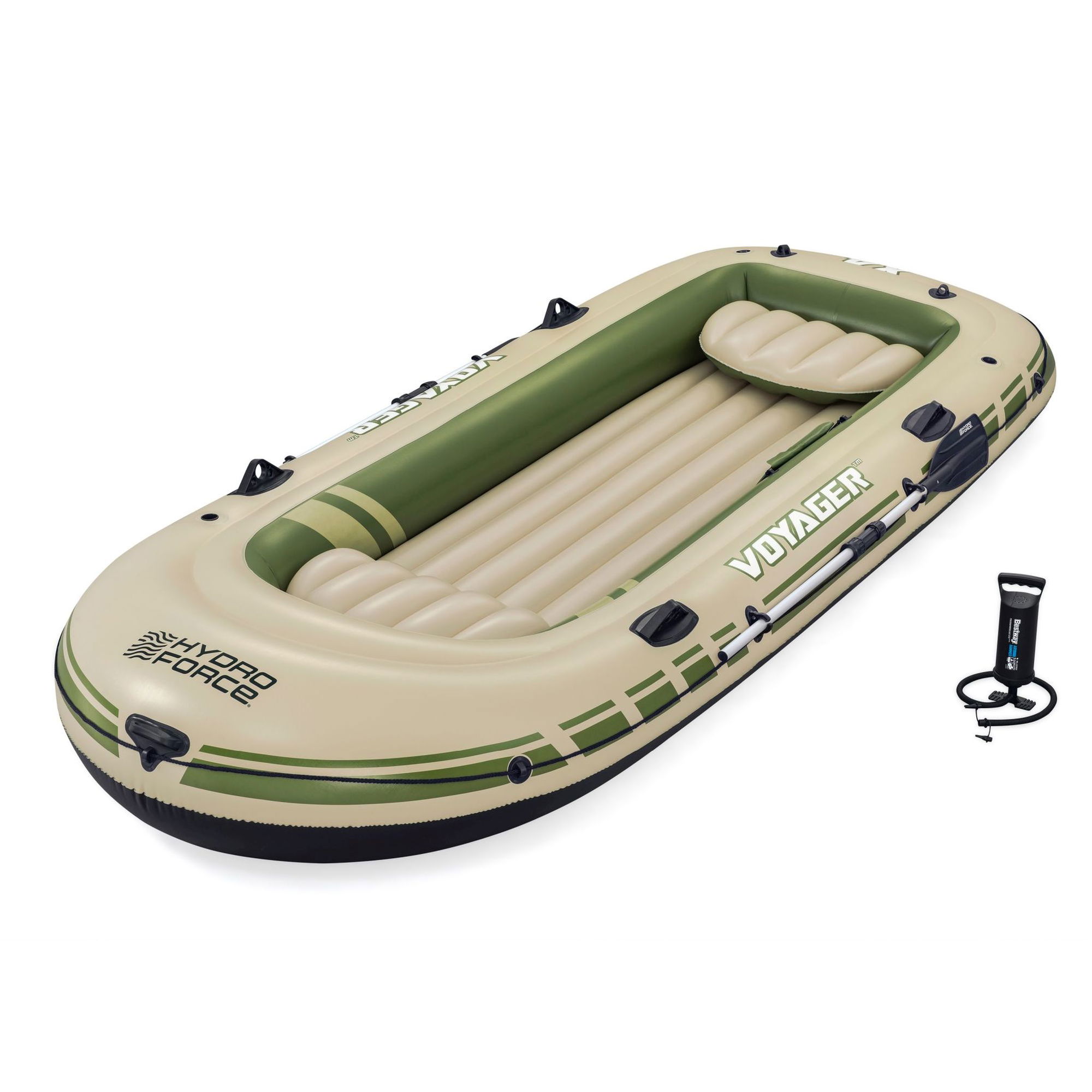 Bestway Voyager X4 Schlauchboot Komplett-Set 4 Personen