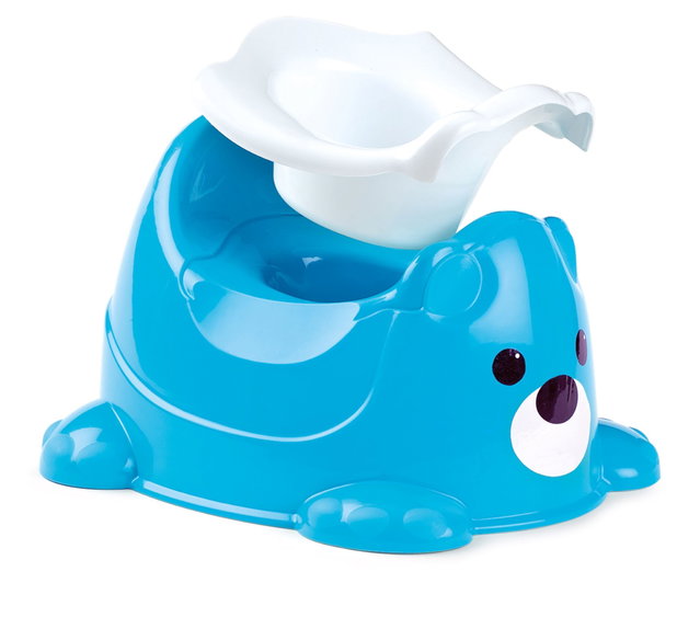 Kindertöpfchen blau ergonomisch Baby Töpfchen mit Einsatz Teddybär Kindertöpfchen blau ergonomisch Baby Töpfchen mit Einsatz Teddybär