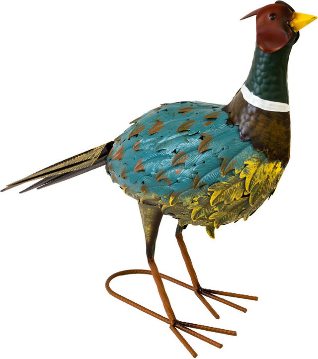 Dekofigur Fasan, 42 cm hoch, Metallfigur, Gartenvogel, Gartendeko NA105 Dekofigur Fasan, 42 cm hoch, Metallfigur, Gartenvogel, Gartendeko NA105