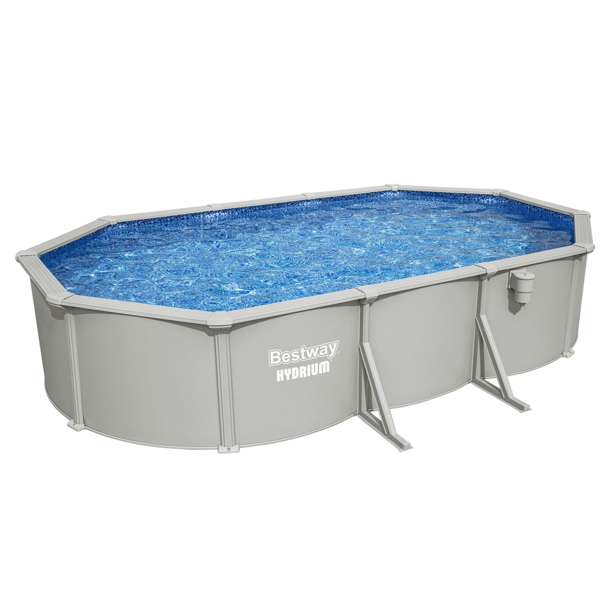 Bestway Hydrium Stahlwandpool Komplett-Set 610 x 366 x 122 cm oval Bestway Hydrium Stahlwandpool Komplett-Set 610 x 366 x 122 cm oval