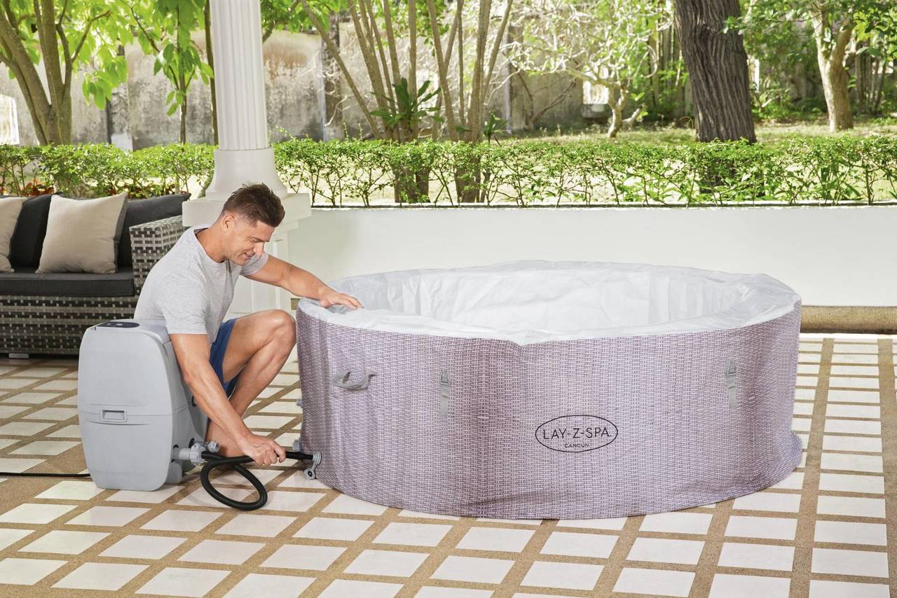 Bestway Whirlpool Lay Z Spa Cancun AirJet, rund 180 x 66 cm 60003_21 Bestway Whirlpool Lay Z Spa Cancun AirJet, rund 180 x 66 cm 60003_21