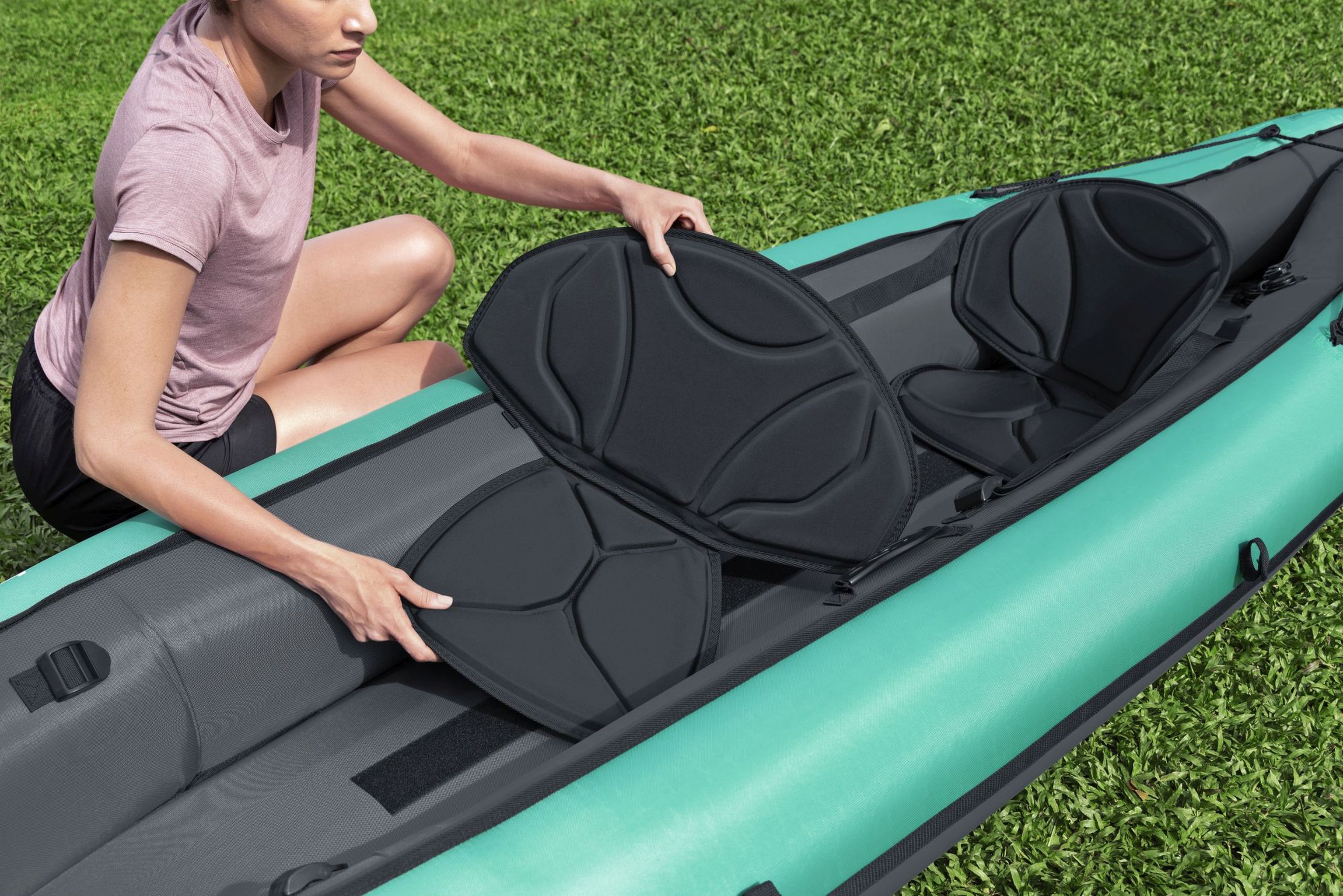Bestway Ventura Elite X2 Schlauchkajak 2 Personen mit Paddelset