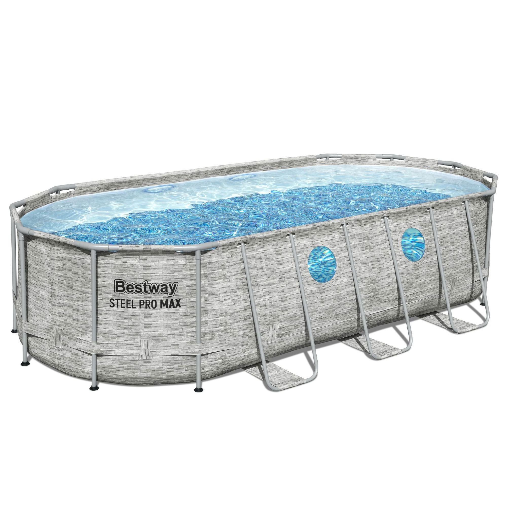 Bestway Steel Pro MAX Splashview Frame Pool Set 549 x 274 x 122 cm