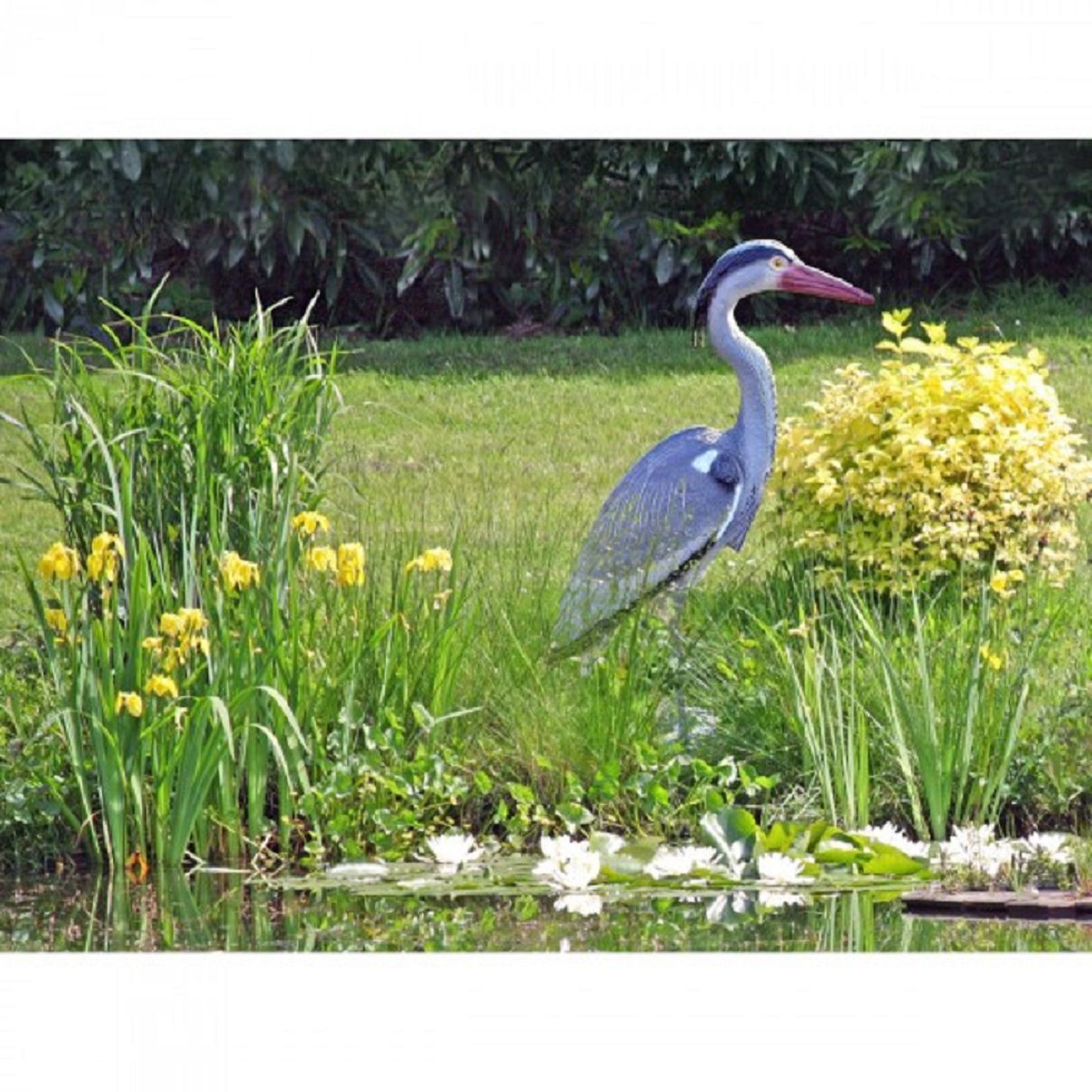 Fischreiher, 71 cm hoch, Kunststoff, Gartenfigur HI-504533 Fischreiher, 71 cm hoch, Kunststoff, Gartenfigur HI-504533