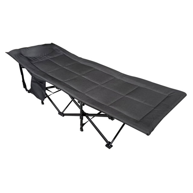 Feldbett klappbar, Campingbett mit Pop-Up Funktion und Tragetasche, anthrazit