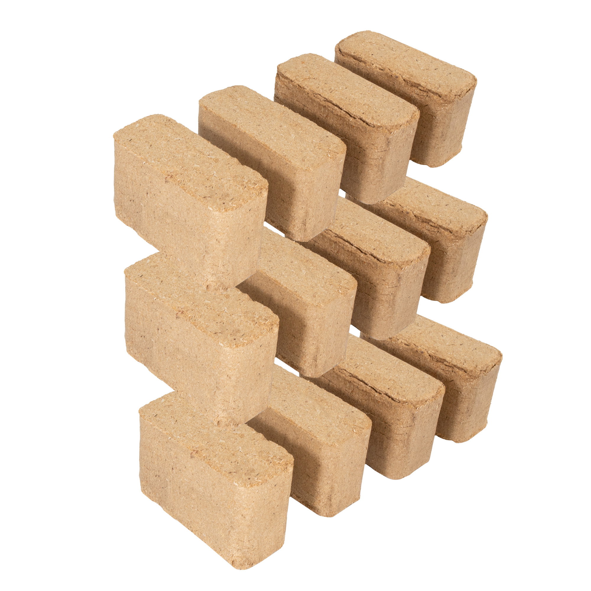 Holzbriketts 10 kg Sack, Kaminbriketts für lange Brenndauer, Briketts als Alternative zu Pellets Holzbriketts 10 kg Sack_Kaminbriketts_M
