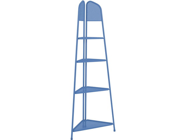 MWH Eckregal Ekko M 48x48x180 cm, blau