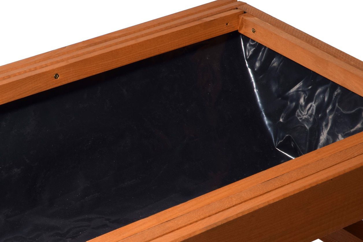 Hochbeet mit Pflanzfolie Größe M, Pflanzkasten DO-58160FSCE