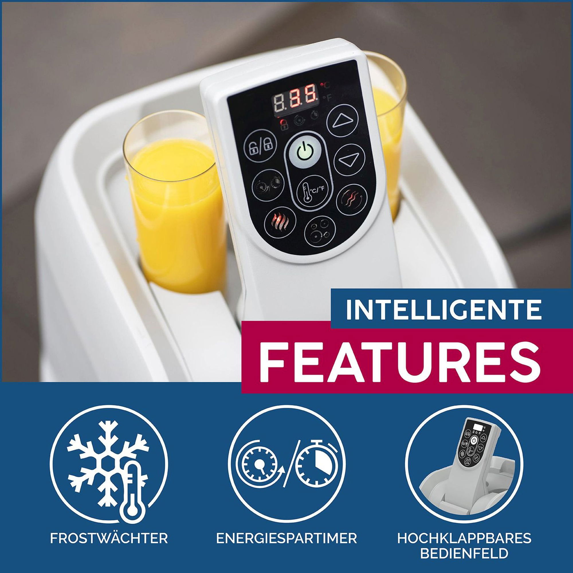 LAY-Z-SPA Palm Springs AirJet Whirlpool Ø 196 x 71 cm 6 Personen