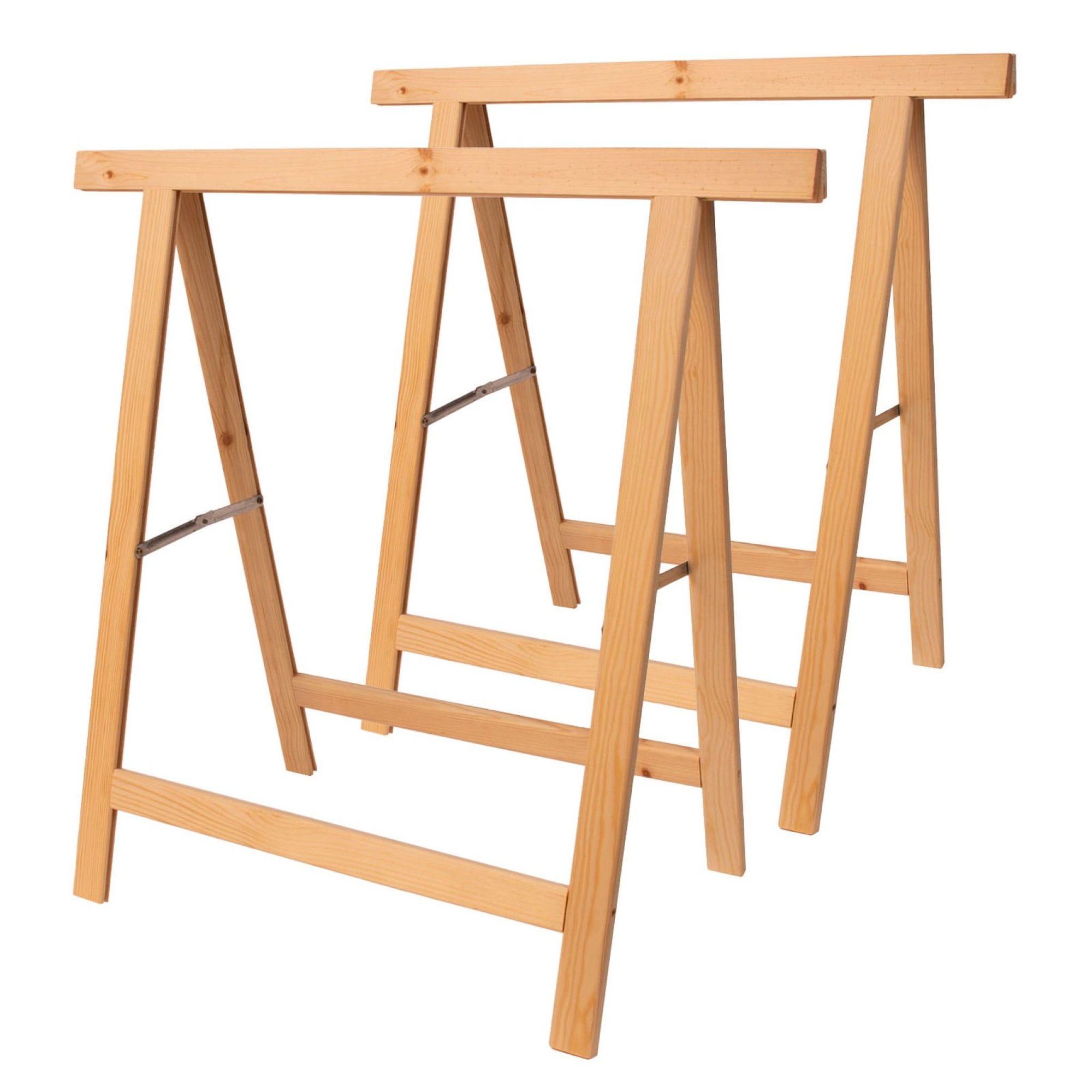 Holzklappbock Kiefer massiv klappbar 2er Set für Heimwerker