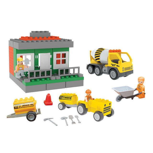 Spielzeugset Baustelle, Klemmbausteine für Kinder ab 3 Jahre Spielzeugset Baustelle, Klemmbausteine für Kinder ab 3 Jahre