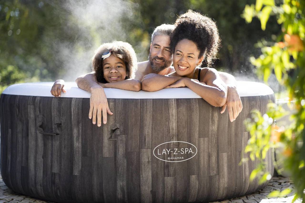 LAY-Z-SPA Bahamas AirJet Whirlpool, 180 x 66 cm, Holz-Optik 60005_22