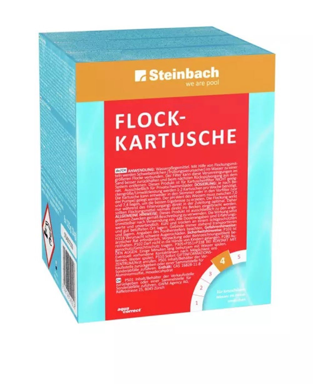 Steinbach Flockkartusche 1kg, Flockungsmittel Pool, Wasserpflege IN-0754001TDC8