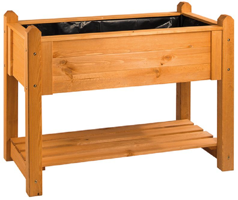 Hochbeet Premium aus Kiefernholz, Honig, 114 x 60 x 84,4 cm WI-53522 Hochbeet Premium aus Kiefernholz, Honig, 114 x 60 x 84,4 cm WI-53522