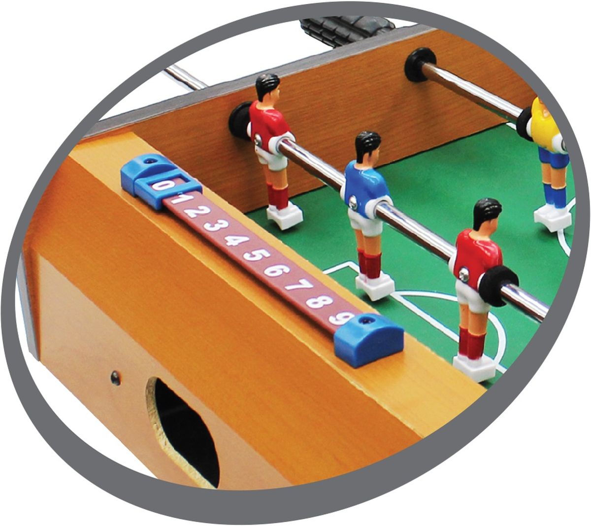 Kicker KICK-XM, Tischauflage im Holzdekor Design CC-05007 Kicker KICK-XM, Tischauflage im Holzdekor Design CC-05007