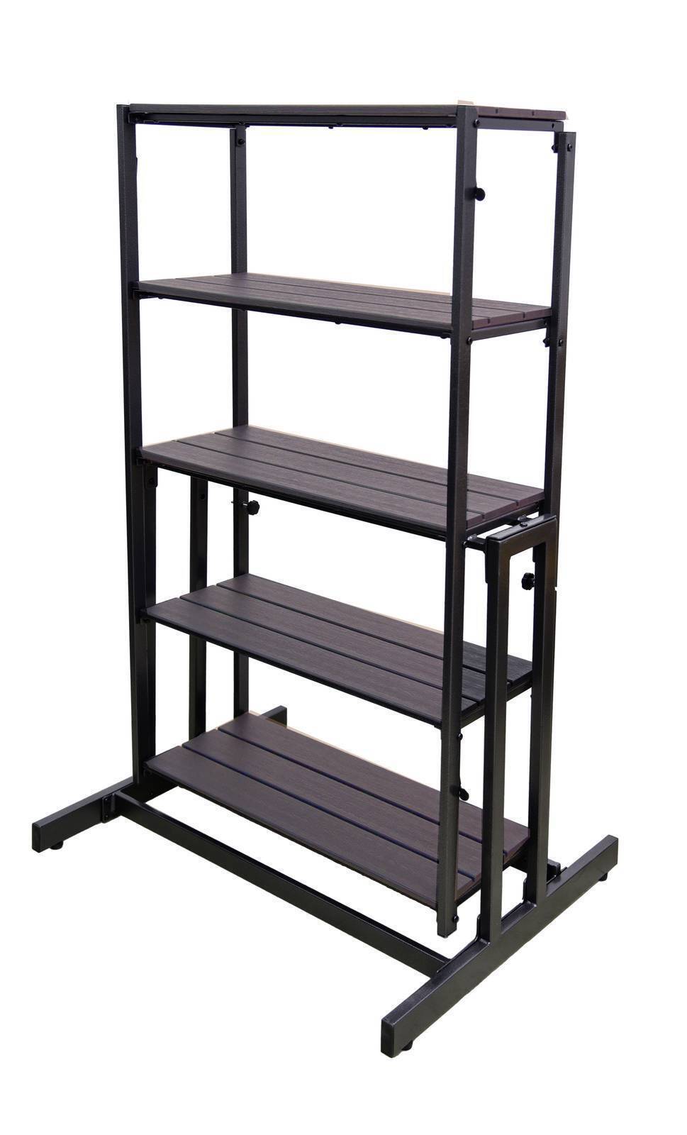 Regal und Tisch 2in1, Pflanztreppe, Gartenmöbel, Klapptisch HI-304732