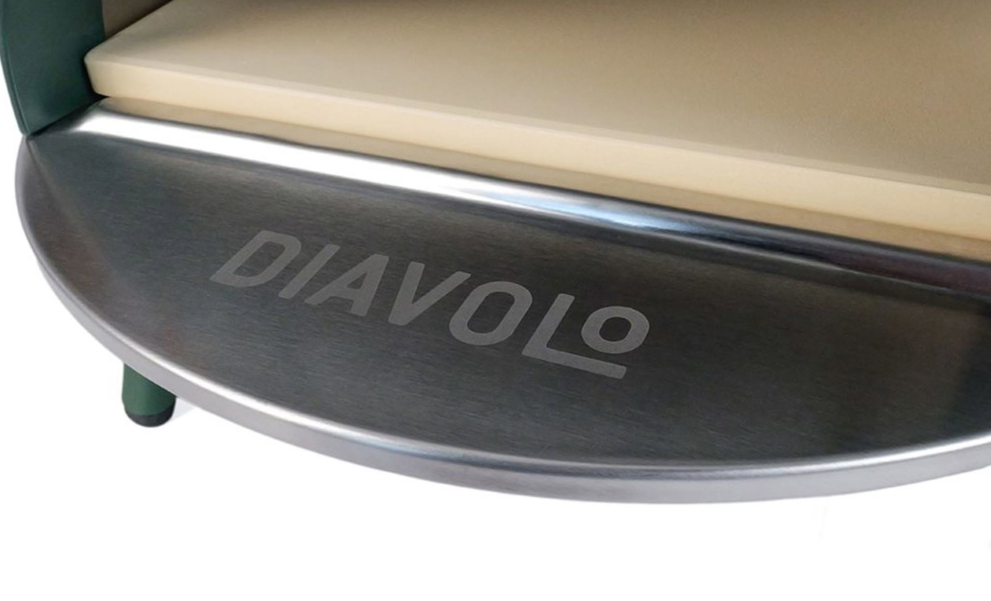 Pizzaofen Diavolo Gas Fired Oven grün, mobil und bis 500 Grad heiß