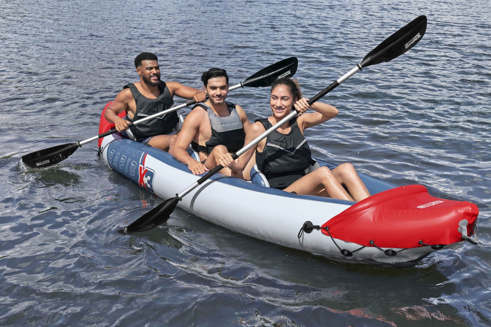 Bestway Hydro Force Kajak-Set Rapid X3 für 3 Personen 381 x 100 cm